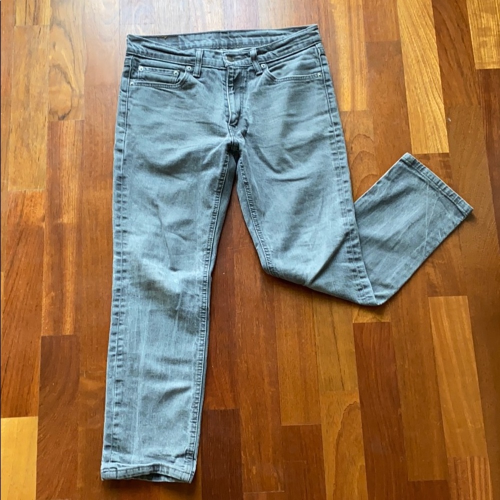 Levi’s 541 Athletic Taper Gray Wash Jeans, 32 x 30